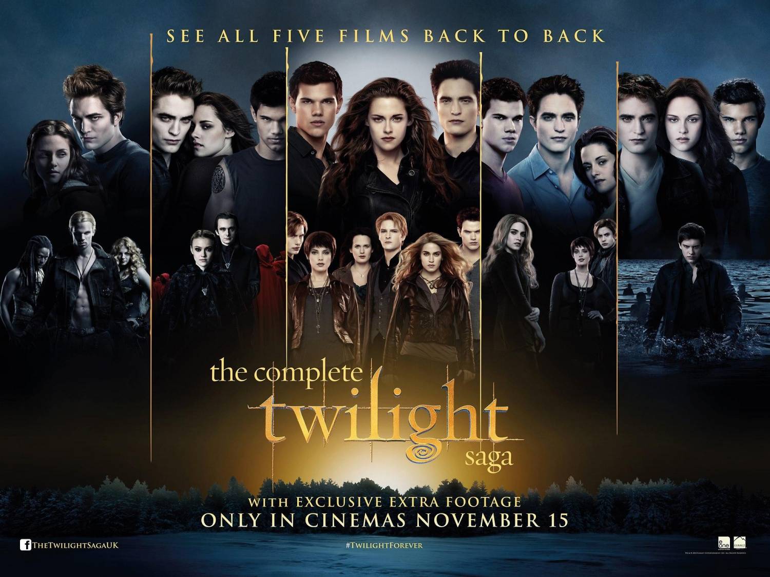 The Twilight Saga (Visas daļas)
